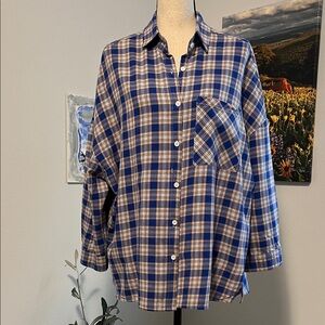 Sandro Lightweight Flannel Tunic